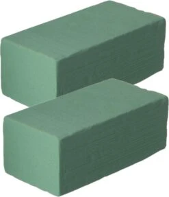 Set De 8 Morceaux De Mousse Florale Verte/oasis Utilisation Humide 23 Cm - Réalisez Des Compositions Florales/pièces De Noël Avec Bloc De Mousse Florale