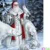 Peinture Au Diamant "JobaStores®" Père Noël Avec Ours Polaires - Complète - 40x50cm -DUNI Magasin 1036x1200
