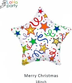 Set De Ballons Loha- Party ® Merry Christmas - Ballons De Noël - Ballons En Aluminium Père Noël - Ballons Bonhomme De Neige - Étoile De Neige - Décoration De Noël - Décoration De Noël - Décoration De Fête - 5 Pièces -DUNI Magasin 1039x1200