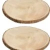 4x Morceaux De Disques D'écorce D'arbre De Décoration En Bois D30 Cm - Disques D'écorce D'arbre De Matériel De Passe- Hobby - Décorations De Noël -DUNI Magasin 1047x1200 7