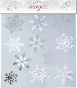 1x Morceaux D'autocollants De Fenêtre Flocons De Neige 30,5 Cm - Décoration De Fenêtre / Autocollants De Décoration De Fenêtre Décorations De Noël