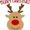 Autocollant De Fenêtre De Noël Cerf - Joyeux Noël - Noël - Noël - Autocollant De Fenêtre - Autocollant De Fenêtre Grand -DUNI Magasin 1070x1200