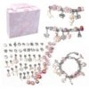 Calendrier De L'Avent - Perles - Bracelet Avec Breloques - Bracelet DIY - Cadeau Filles - Cadeau Dames - Cadeau De Noël - Cadeau Sinterklaas - Charms - Breloques - Bracelet - Cadeau - Paquet Cadeau - Rose - Cadeau Bracelet Rose -DUNI Magasin 1112x1200 3