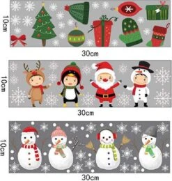 Autocollants De Noël - Autocollants De Fenêtre Noël - Décorations De Noël - Décoration De Noël Fenêtre - Décoration De Noël Fenêtre - Décoration De Fenêtre Hiver