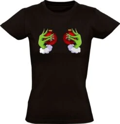 SOL'S T-shirt Femme Boules De Noël | Noël | Boule De Noël | Sapin De Noël | Les Seins | Seins | Chemise De Noël | Drôle | Drôle | Chemise