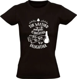 SOL'S Le Temps Dehors Est Effrayant, Mais La BIÈRE Est Si Délicieuse T-shirt Femme | Pull De Noël | Noël | De Noël | Père Noël | Père Noël | Bière | Chemise