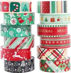 Washi Tape De Noël - Tous Les Modèles | 36 Rouleaux | Pack Combiné | Ruban De Masquage | Décoration | Jours Fériés | Noël | Créativité | Cadeaux -DUNI Magasin 1165x1200