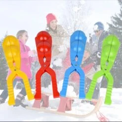 Snowball Maker Red Double - Pinces à Boules De Neige - Doubles Snow Ball Maker - Jouets Jouets D'hiver - Jouets De Jouets De Neige- Sandball Maker - Snowball Fight - Sand Globes - Zand Oliebollen - Sinterklaas / Cadeau De Noël - -DUNI Magasin 1196x1200 5