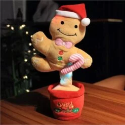 Bonhomme En Pain D'épice Dansant - Bonhomme En Pain D'épice Qui Parle - Jouets Pour Bébé - Cadeau De Noël - Speelgoed Pour Kinder