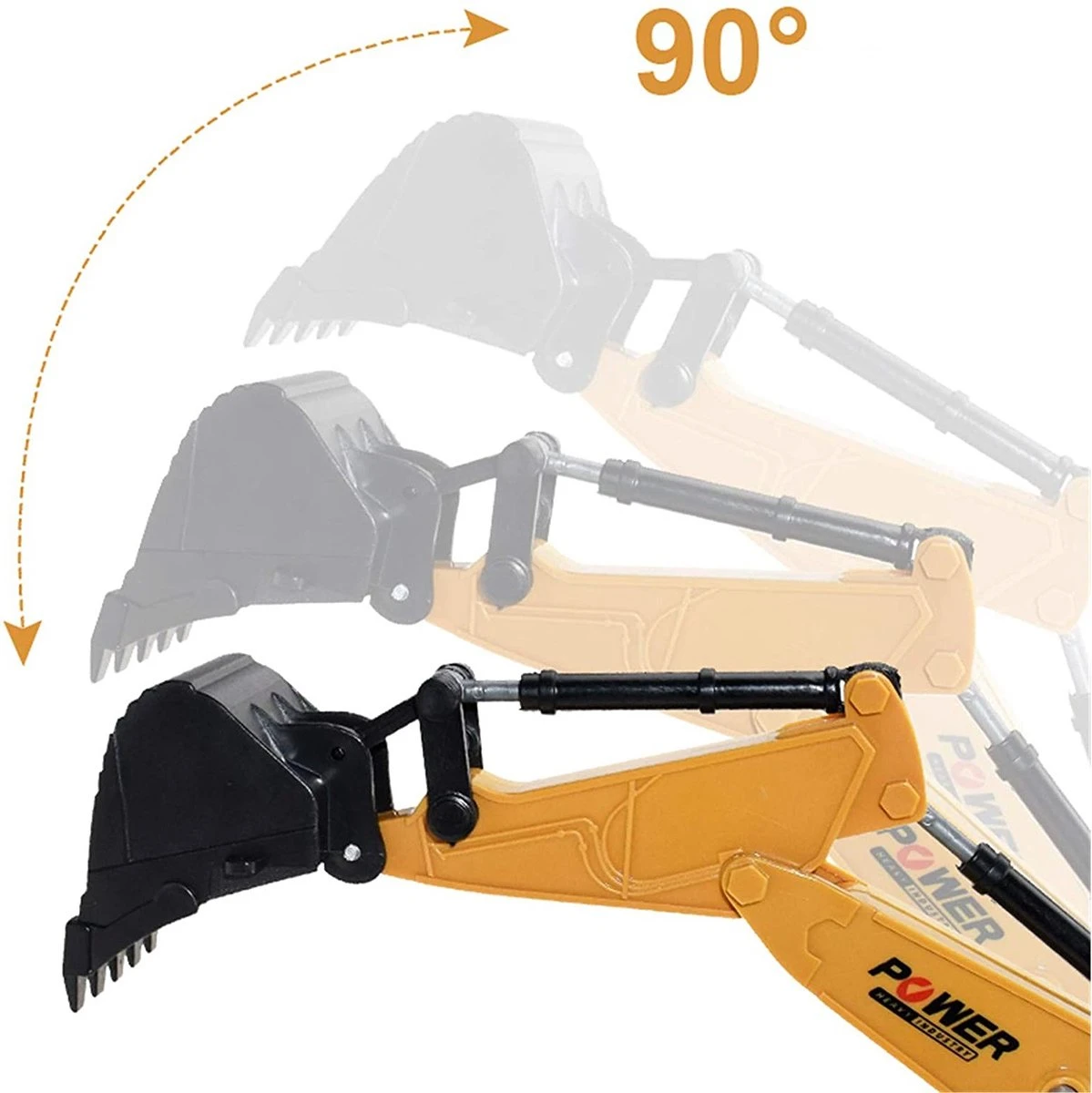 Excavatrice - Télécommandée - Radiocommandée - Grue RC - Grue Sur Chenilles - Avec Batterie - 2.4Gz - Échelle 1:24 - TOP CADEAU - Sinterklaas - Noël 4 Excavatrice - Télécommandée - Radiocommandée - Grue RC - Grue Sur Chenilles - Avec Batterie - 2.4Gz - Échelle 1:24 - TOP CADEAU - Sinterklaas - Noël – Image 2