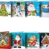 Cartes De Cartes De Vœux Pour Peinture De Diamants - Allernieuwste Cartes - Cartes De Noël 8 Pièces - Kit Complet D'artisanat - Strass Ronds
