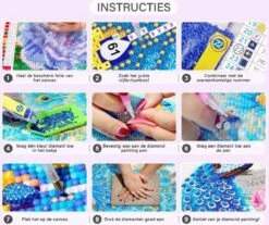 Cards & Crafts 6 Cartes De Noël Pour Peinture De Diamants - 15x15cm - Cartes De Noël Avec Enveloppes - Ensemble Complet De Peinture Au Diamond -DUNI Magasin 1200x1005 1