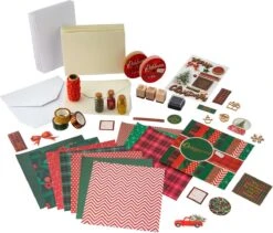 Paquet De Cartes De Noël Craft Sensations DIY | 10 Cartes | Créez Vos Propres Cartes De Noël | Hobby - Noël - Père Noël - Vacances | Noël | Décorations Pour Cartes Incluses | 10 Enveloppes Incluses -DUNI Magasin 1200x1023