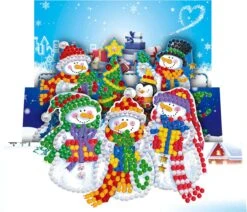 Cartes De Noël Adorzy Peinture De Diamants - Cartes 3D - 8 Pièces - 15x15 Cm - Forfait Peinture De Diamants Complet - Pour Adultes Et Enfants -DUNI Magasin 1200x1030 2