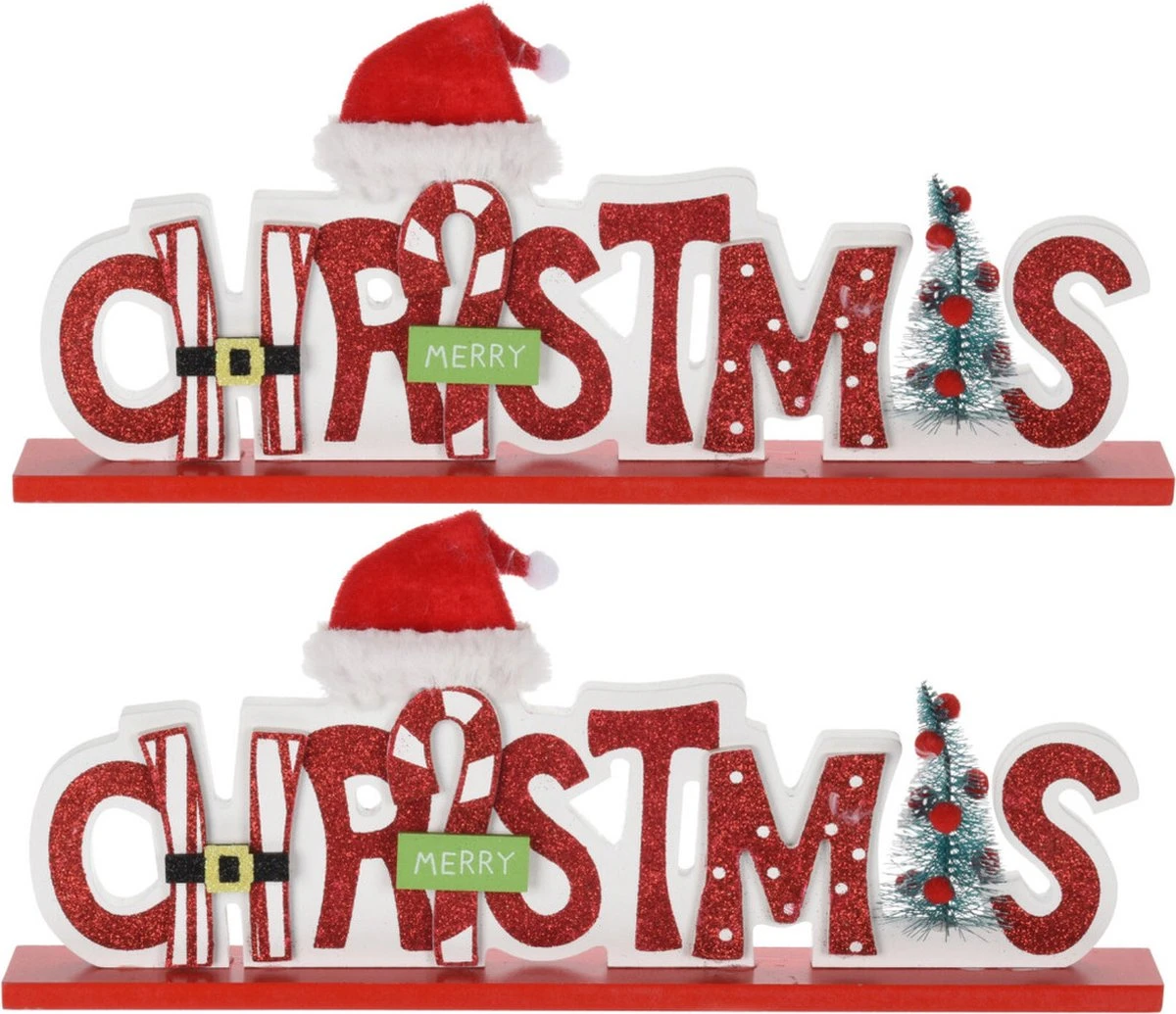 Plaque De Décoration Décorations De Noël En Bois Joyeux Noël 35 Cm - Décoration De Rebord De Fenêtre - Décorations De Noël 4 Plaque De Décoration Décorations De Noël En Bois Joyeux Noël 35 Cm - Décoration De Rebord De Fenêtre - Décorations De Noël – Image 2