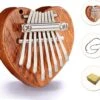 Colorful Sun® Kalimba Set - 8 Notes - Piano à Pouces - Instrument De Musique - Bois D'acajou - Cadeau De Noël - Pour Enfants Et Adultes -DUNI Magasin 1200x1058 1