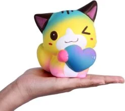 Flightmode- Squishies Collection Cat Galaxy Slow Rising Jouets, Anti-Stress Jouets, Fantasy And Gadgets Accessoires Pour La Fête De Noël, Kawaii, Convient Aux Spellen Pour Adultes Et Enfants (Amour, 1 Pièce) -DUNI Magasin 1200x1066 1