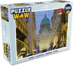 Puzzle Noël - Lumières - Vienne - Ville - Jigsaw Puzzle - Puzzle 500 Pièces - Noël - Cadeau - Cadeau De Noël Pour Hommes, Femmes Et Enfants - Sinterklaas Présente - Sinterklaas Pour Les Grands Enfants