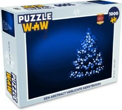 Puzzle Un Sapin De Noël Abstrait Illuminé - Puzzle - Puzzle 1000 Pièces Adultes - Noël - Cadeau - Cadeau De Noël Pour Hommes, Femmes Et Enfants - Sinterklaas Cadeaux - Sinterklaas Pour Les Grands Enfants