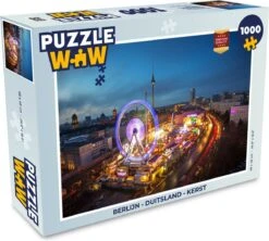 Puzzle Berlin - Allemagne - Noël - Puzzle - Puzzle 1000 Pièces Adultes - Noël - Cadeau - Cadeau De Noël Pour Hommes, Femmes Et Enfants - Sinterklaas Présente - Sinterklaas Pour Les Grands Enfants