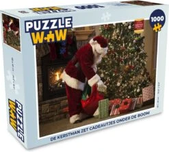 Puzzle Père Noël Met Des Cadeaux Sous Le Sapin - Jigsaw Puzzle - Puzzle 1000 Pièces Adultes - Noël - Cadeau - Cadeau De Noël Pour Hommes, Femmes Et Enfants - Sinterklaas Cadeaux - Sinterklaas Pour Les Grands Enfants