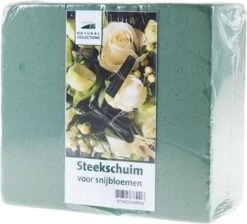 6x Mousse Florale Verte / Oasis Humide 20 Cm - Faire Des Compositions Florales / Pièces De Noël Avec Un Bloc De Mousse Florale - Matériel De Loisirs / Décoration