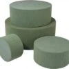 3x Blocs De Mousse / Oasis Floraux Verts Ronds Humides 20 X 8 Cm - Mousse Florale Pour De Vraies Fleurs - Faire Un Arrangement De Noël -DUNI Magasin 1200x1097 5