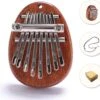 Colorful Sun® Kalimba Set - 8 Notes - Piano à Pouces - Instrument De Musique - Bois D'acajou - Cadeau De Noël - Pour Enfants Et Adultes