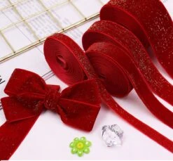 WiseGoods Luxe Ribbon Embellishment 16mm - Ruban Cadeau - Rubans Hobby - Rubans DIY - Accessoires De Vêtements Pour Bébé De Décoration - Ruban De Noël - Rouge 4.5M 9 WiseGoods Luxe Ribbon Embellishment 16mm - Ruban Cadeau - Rubans Hobby - Rubans DIY - Accessoires De Vêtements Pour Bébé De Décoration - Ruban De Noël - Rouge 4.5M -DUNI Magasin 1200x1114