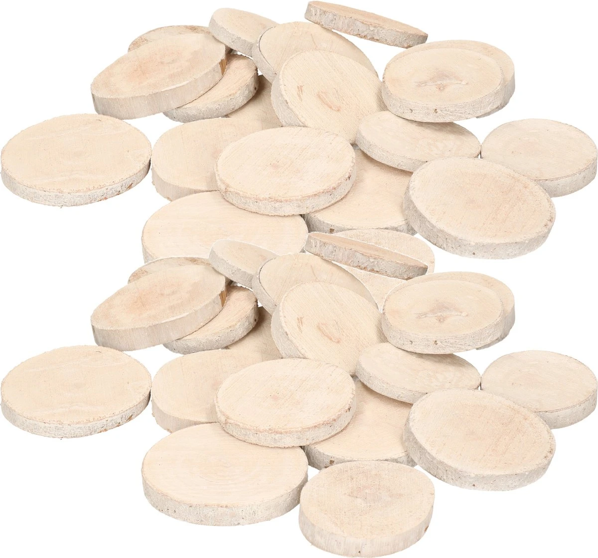 40x Morceaux De Disques D'arbre/tranches D'arbre De Décoration En Bois Blanc (lavis Blanc) 5-7 Cm - Disques D'écorce D'arbre Hobby - Décorations De Noël 3 40x Morceaux De Disques D'arbre/tranches D'arbre De Décoration En Bois Blanc (lavis Blanc) 5-7 Cm - Disques D'écorce D'arbre Hobby - Décorations De Noël