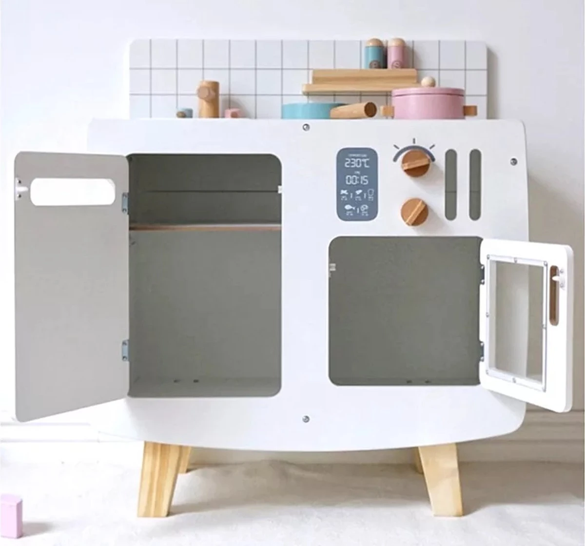 Cuisine Ludique En Bois Modèle Rétro Couleurs Pastel Bois Rose | Garçon | Fille | 1 An | 2 Ans | 3 Ans | 4 Ans | Cadeau | Anniversaire | Saint-Nicolas | Noël | 5 Cuisine Ludique En Bois Modèle Rétro Couleurs Pastel Bois Rose | Garçon | Fille | 1 An | 2 Ans | 3 Ans | 4 Ans | Cadeau | Anniversaire | Saint-Nicolas | Noël | – Image 3