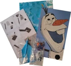 Disney Frozen - Peinture Au Diamant - Grand Art Scintillant - Art Des Paillettes - Artisanat - 6 Feuilles D'autocollants à Effet Scintillant - Olaf - Sinterklaas - Noël - Anniversaire - Cadeau - Cadeau Chaussure -DUNI Magasin 1200x1121 1