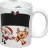 Decoris Tasse / Mug De Noël 300 Ml Renne / Père Noël Avec Cloche De Noël - Vaisselle De Noël - Décoration De Table Petit-déjeuner / Dîner De Noël -DUNI Magasin 1200x1130