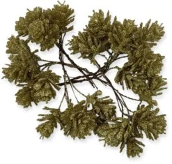 Pommes De Pin Glitter | Lot D'environ 20 Pièces | Pommes De Pin Décoratives De Décoration De Noël Avec Des Paillettes Dorées | Or -DUNI Magasin 1200x1144 4