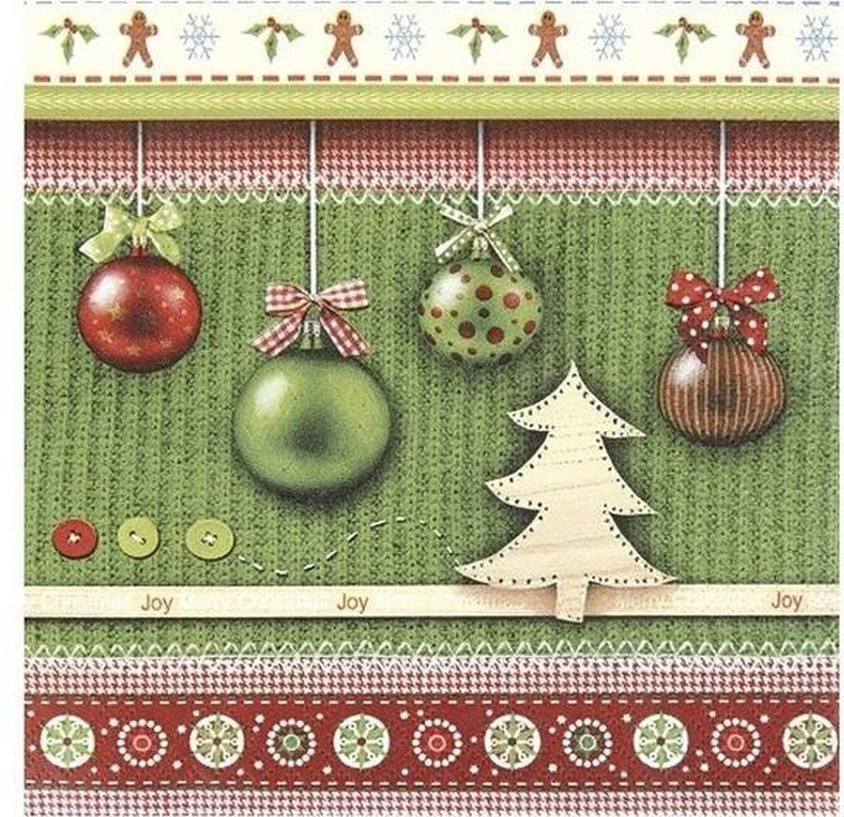Bella 20x Serviettes De Noël Vertes Avec Boules Et Sapin De Noël 33 X 33 Cm - Décorations De Décoration De Table De Dîner De Noël 3 Bella 20x Serviettes De Noël Vertes Avec Boules Et Sapin De Noël 33 X 33 Cm - Décorations De Décoration De Table De Dîner De Noël