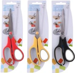 Ensemble De Ciseaux | 6.305 | Set De 2 Ciseaux - Multicolore | Ciseaux Universels En Acier Inoxydable | Ciseaux | Couper | Bricoler | Ciseaux De Cuisine | Saint-Nicolas | Frittage & Piet | Noël | Noël | Cadeau