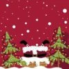 DUNI 40x Serviettes De Noël Rouges Avec Père Noël 33 X 33 Cm - Décorations De Décoration De Table De Noël - Serviettes En Papier 3 Plis -DUNI Magasin 1200x1171 7