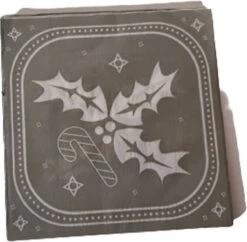 Set De Noël De 6 X Assiettes De Fête + 1 Paquet De Serviettes - 'Merry Christmas' Grijs / Wit - Carton - Assiettes / Serviettes - Anniversaire - Fête - Vaisselle De Fête -DUNI Magasin 1200x1174 4