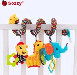 Jouets Bébé / Spirale Jouets Poussette Bébé / Speelgoed/ Jouet Siège Auto / Spirale Parc / Spirale Activité / Cadeau Noël / Sinterklaas / Hochet / Wagon Tendeur / étoile Et Animaux