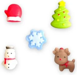 5 PIÈCES - MOCHI SQUISHY - SQUISHMELLOW - NOËL - FIDGET - TIKTOK TREND - CHRISTMAS FIDGET - CADEAU ENFANT - ARBRE DE NOËL - GANT - FLOCON DE NEIGE - RENNE - CHAUSSURE CADEAU