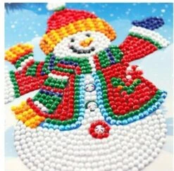 Cartes De Noël Peinture De Diamants - 8 Pièces - Paquet Tc6 Complet - Adultes - Passe-temps Créatif -DUNI Magasin 1200x1181 5