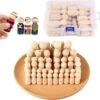 Lot De 50 Poupées En Bois Inachevées, Figurines En Bois à Peinture Pour Bricolage, Coloriage, Famille, Homme, Femme, Garçon, Fille, Décoration D'anniversaire De Noël .