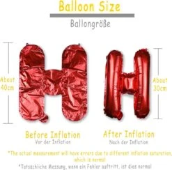 Loha- Party ®Festivz Merry Noël Letter Ballons Set - Ballons De Noël - Guirlande De Ballons En Aluminium - Décoration De Noël - Bannière - Rouge - Or - Décoration De Fête - Décoration De Noël - Étoiles - 9 Pièces - 40 Cm -DUNI Magasin 1200x1183 9