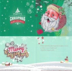 Cartes De Noël Peinture De Diamants 15x15 - 8 Pièces - Dont 8 Enveloppes Blanches - Ensemble Complet -DUNI Magasin 1200x1187 4