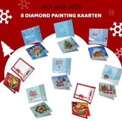8 Cartes Peinture De Diamants – Cartes De Noël – Cartes De Cartes De Vœux – Set De Cartes – 15x15cm – Avec Enveloppes -DUNI Magasin 1200x1187 5