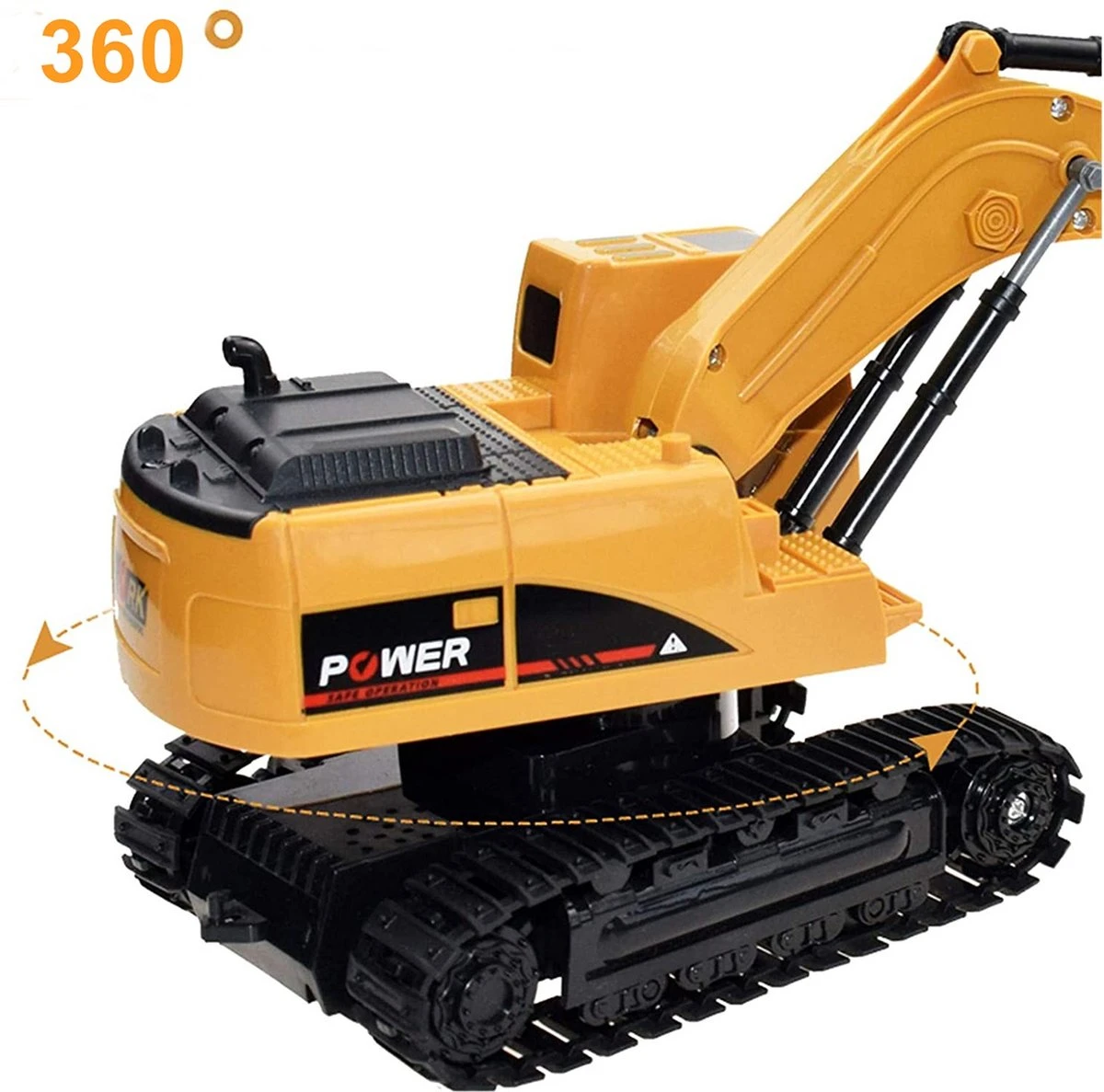 Excavatrice - Télécommandée - Radiocommandée - Grue RC - Grue Sur Chenilles - Avec Batterie - 2.4Gz - Échelle 1:24 - TOP CADEAU - Sinterklaas - Noël 6 Excavatrice - Télécommandée - Radiocommandée - Grue RC - Grue Sur Chenilles - Avec Batterie - 2.4Gz - Échelle 1:24 - TOP CADEAU - Sinterklaas - Noël – Image 4