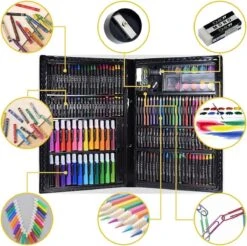 Valise De Dessin Pour Enfants - 168 Pièces - Ensemble De Dessin - Crayons De Couleur - Aquarelle - Craie - Sinterklaas - Noël - Cadeau Pour Enfants 8 Valise De Dessin Pour Enfants - 168 Pièces - Ensemble De Dessin - Crayons De Couleur - Aquarelle - Craie - Sinterklaas - Noël - Cadeau Pour Enfants -DUNI Magasin 1200x1193 8
