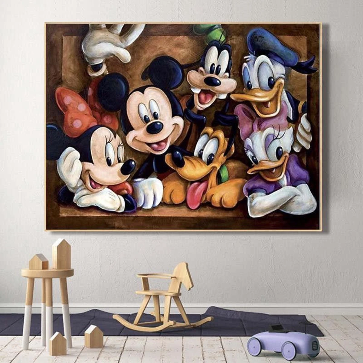 Peinture De Diamants - Mickey Mouse - 35 X 45 Cm - 26 Diverse Couleurs - Pierres Rondes - Adultes - Forfait Complet De Peinture De Diamants - Forfait Passe- Hobby - Forfait De Départ - Sinterklaas - Cadeau De Noël 4 Peinture De Diamants - Mickey Mouse - 35 X 45 Cm - 26 Diverse Couleurs - Pierres Rondes - Adultes - Forfait Complet De Peinture De Diamants - Forfait Passe- Hobby - Forfait De Départ - Sinterklaas - Cadeau De Noël – Image 2