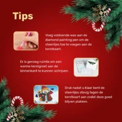 Cartes De Noël Rubye® Peinture De Diamants - Peinture De Diamants Adultes - Avec Enveloppes - 8 Pièces - 15x15cm -DUNI Magasin 1200x1200 174