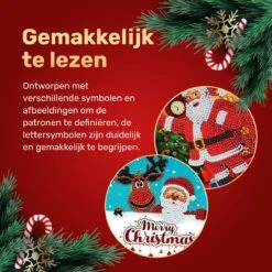 Cartes De Noël Rubye® Peinture De Diamants - Peinture De Diamants Adultes - Avec Enveloppes - 8 Pièces - 15x15cm -DUNI Magasin 1200x1200 175